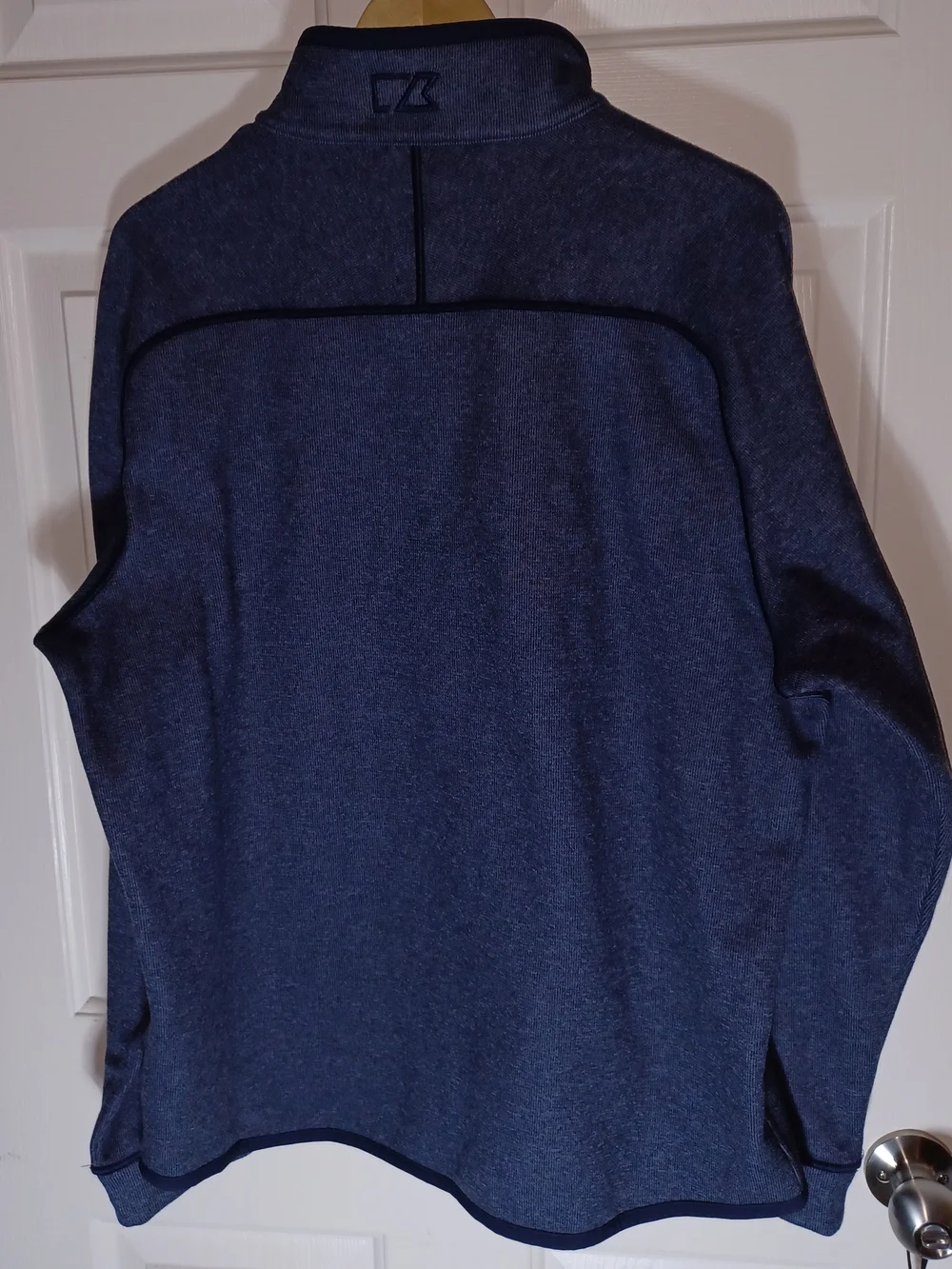 Cutter N Buck Men's Navy Quarter-Zip Pullover Jacket